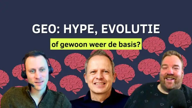 GEO - Hype, evolutie of gewoon weer de basis